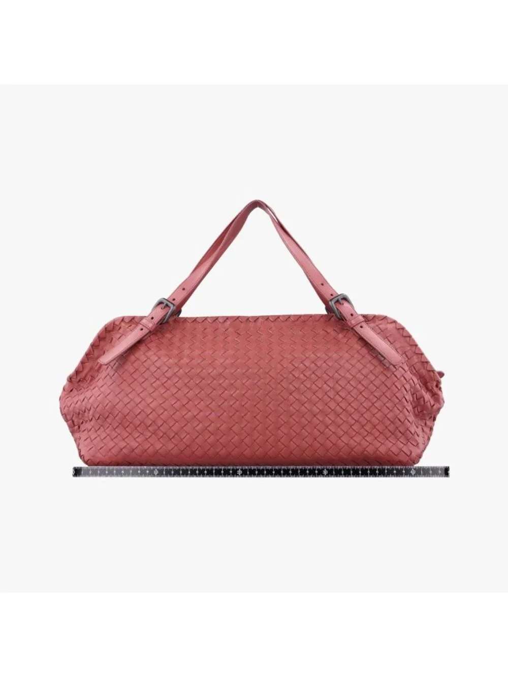 Bottega Veneta Intrecciato Pink Lambskin Handbag